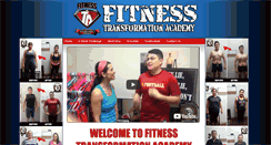 Desktop Screenshot of fitnesstransformationacademy.com